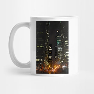 Downtown Toronto at night Mug